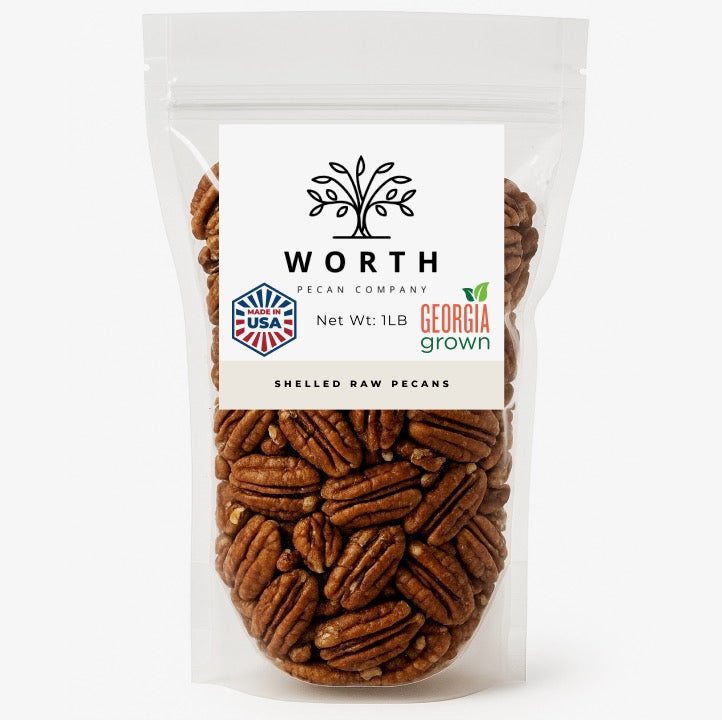 1lb Bag - South Georgia Pecan Halves