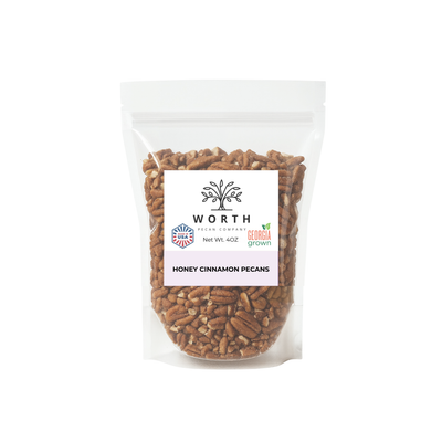 Honey Cinnamon Pecans - 4 oz Bag