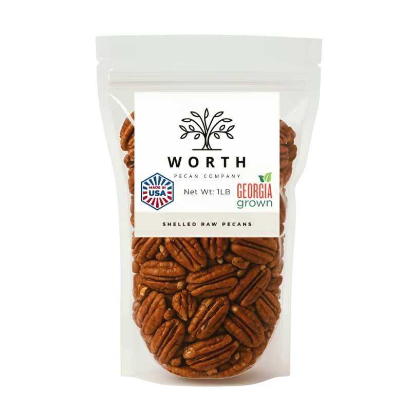 South Georgia Pecan Halves - 1lb Bag